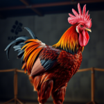 Ayam aduan juara dengan postur ideal, tulang padat, dan jalu tajam - kriteria utama ayam super pukul
