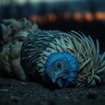 ayam mati mendadak kepala biru