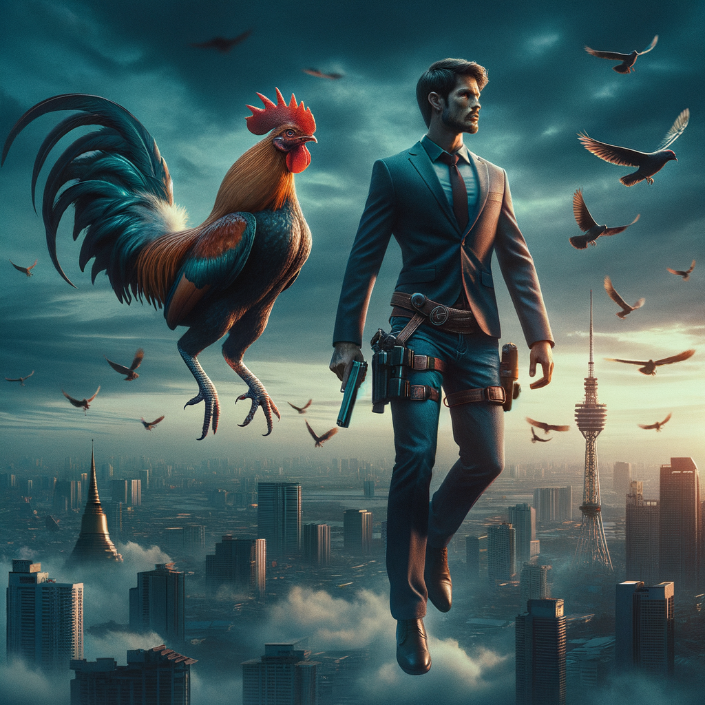 Pelatihan Ayam Bangkok dengan Detail Tajam & Sinematik
