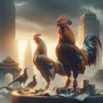 Panduan merawat ayam adu Bangkok untuk pemula: foto ultra-realistis dengan kualitas majalah, pencahayaan dramatis, detail tajam, high resolution.