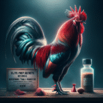 Ayam Bangkok Juara dalam Pencahayaan Dramatis