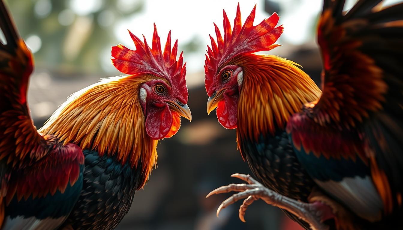 gaya tarung ayam ganoi